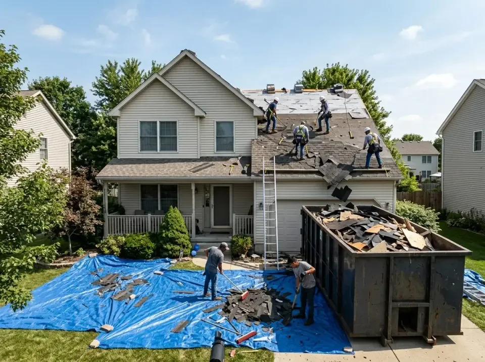 roof-replacement-debris-remova-004 — frequently asked questions, Cheapest Dumpster Rentals in Lowell, AR